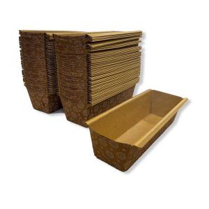 Molde budin descartable x 200g x 100 unidades