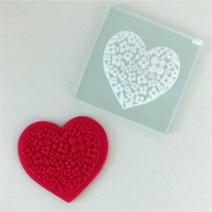 Sello Corazón Floral S034 – No Incluye Cortante «Ruphas»