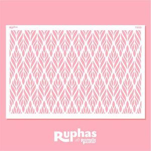 Stencil T010 Tortas Hojas «Ruphas»
