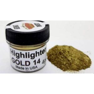 Colorante en Polvo Metalizado Oro 14k «King Dust» 4g