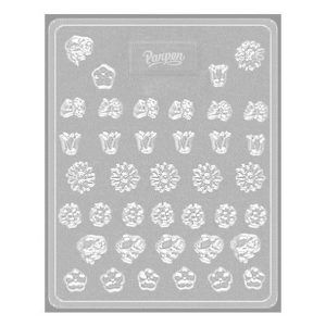 Molde Placa 125 Flores Chicas «Parpen»