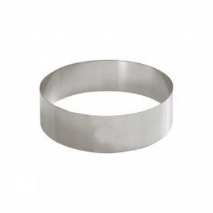 Cintura Redonda de Acero Inoxidable 6x3cm
