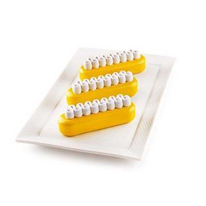 Molde Silicona Kit Pop Eclair 130 x 38 H 25 mm «Silikomart»