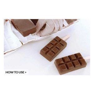 Molde Silicona Gel 02 Choco Stick 92 x 48 H 24 mm «Silikomart»