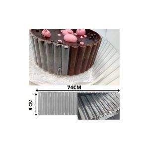Molde Placa Banda Deco para Torta Barrita 9x74cm