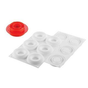 Molde Silicona Promise 65 N°6 Anelli ø 85×44 H 20mm + Cut «Silikomart»