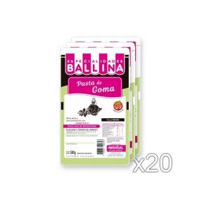 Pasta de Goma color Negro caja 20 x 500 g «Ballina»