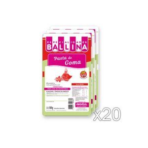 Pasta de Goma color Rojo caja 20 x 500 g «Ballina»
