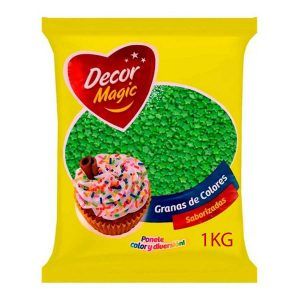 Grana Estrella Verde Claro x 1 kg «Decor Magic»