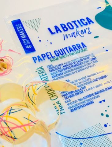 Papel Guitarra 30 cm x 40 cm x 5u "La Botica"