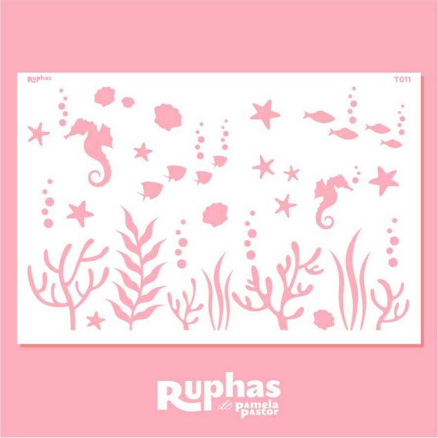 Stencil T011 Vida Marina "Ruphas"