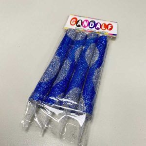 Bengala Gibreada bicolor Azul y Plata «Gandalf» 12 cm
