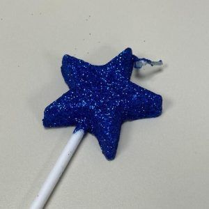 Vela Estrella color Azul «Gandalf» 17 cm