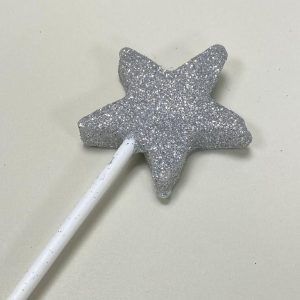 Vela Estrella color Plata «Gandalf» 17 cm