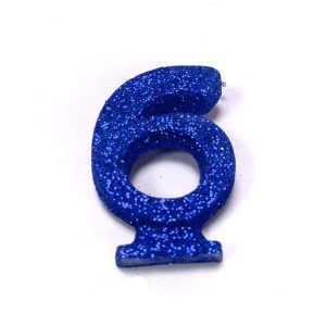Vela Gibreada color Azul N°6 x 16 uni «Gandalf» 7x5cm