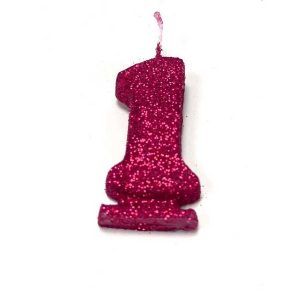 Vela Gibreada color Fucsia N°1 x 16 uni «Gandalf» 7x5cm