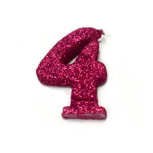 Vela Gibreada color Fucsia N°4 x 16 uni «Gandalf» 7x5cm