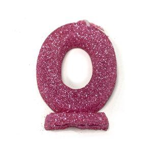 Vela Gibreada color Rosa N°0 x 16 uni «Gandalf» 7x5cm