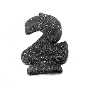 Vela Gibreada color Negro N°2x 1 uni «Gandalf» 7x5cm