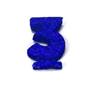 Vela Gibreada color Azul N°2x 1 uni «Gandalf» 7x5cm
