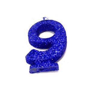 Vela Gibreada color Azul N°8 x 1 uni «Gandalf» 7x5cm