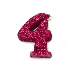 Vela Gibreada color Fucsia N°4 x 1 uni «Gandalf» 7x5cm