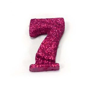 Vela Gibreada color Fucsia N7 x 1 uni «Gandalf» 7x5cm