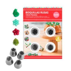 Boquillas Rusas Edición Navidad x 4u «Parpen»