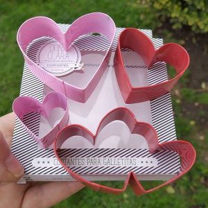 Cortante Corazon San Valentin x 4 «Doña Clara»