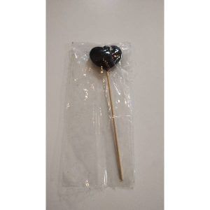 Vela Corazon color Negra «Gandalf» 17 cm
