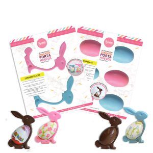 Molde Set Placas x 2 Conejitos Porta Huevos «Parpen»