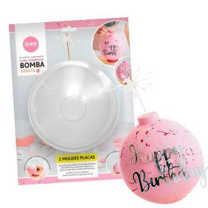 Molde Set Placas x 2 Cake Sorpresa Bomba Piñata «Parpen»