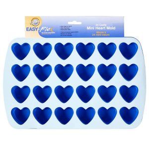 Molde Mini Corazones de silicona «Wilton» 24 cavidades