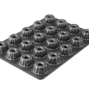 Molde Budin Estriado mega  20 cavidades  «Wilton»