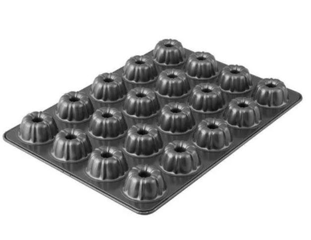 Molde Budin Estriado mega 20 cavidades "Wilton" - Imagen 2