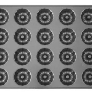 Molde Budin Estriado mega  20 cavidades  «Wilton»