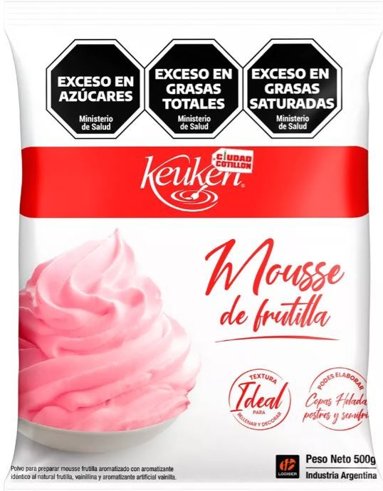 Mousse Frutilla Keuken x 500