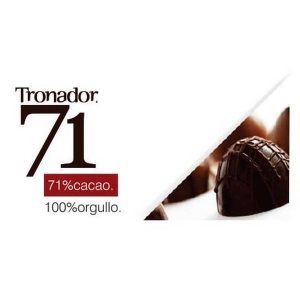 Chocolate Cobertura Amarga 71% «Tronador» x20kg