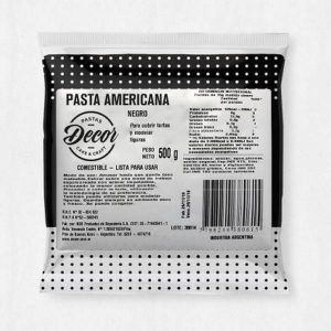 Pasta Americana Negra «Decor» x 500gr