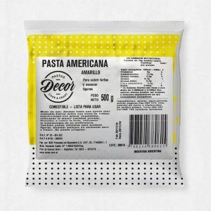 Pasta Americana Amarilla «Decor» x 500gr