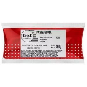 Pasta De Goma Roja «Decor» CAJA 36 Uni x 200gr