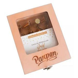 Boquillas Grandes Caja Completa Gold x12 + Manga + Cupla «Parpen»