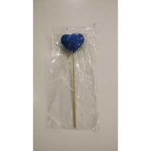 Vela Corazon color Azul «Gandalf» 17 cm