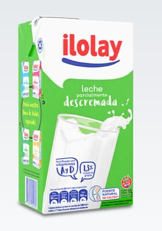 Leche Descremada "Ilolay" 12 x 1lt