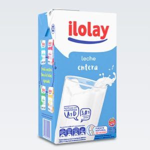 Leche Entera «Ilolay» 12 x 1lt