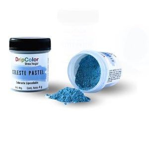 Colorante en Polvo Liposol Celeste Pastel HOGAR «Dust Color» 8g