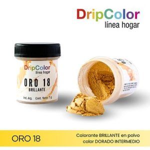 Colorante en Polvo Brillante Oro 18 «Dust Color» 7g