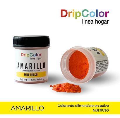 Colorante en Polvo Multiuso Amarillo "Dust Color" 8g