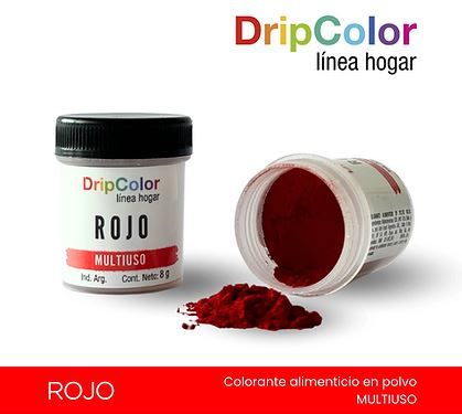 Colorante en Polvo Multiuso Rojo "Dust Color" 8g