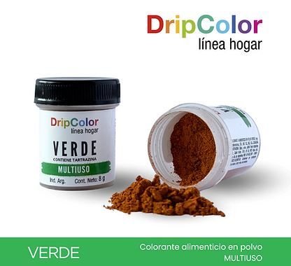 Colorante en Polvo Multiuso Verde "Dust Color" 8g